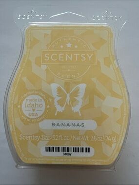 RETIRED/DISCONTINUED BBMB Scentsy      B-A-N-A-N-A-S Wax Bar